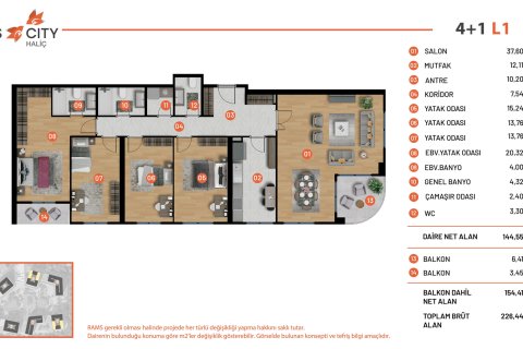 1+1 Wohnung  in Istanbul, Türkei Nr. 219177 - 20