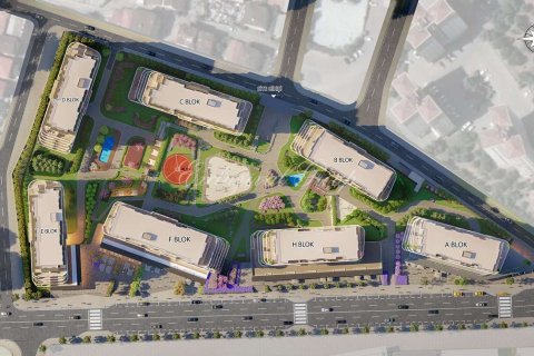 آپارتمان در  Istanbul ، ترکیه 1 خوابه ، 62 متر مربع.  شماره 222381 - 15