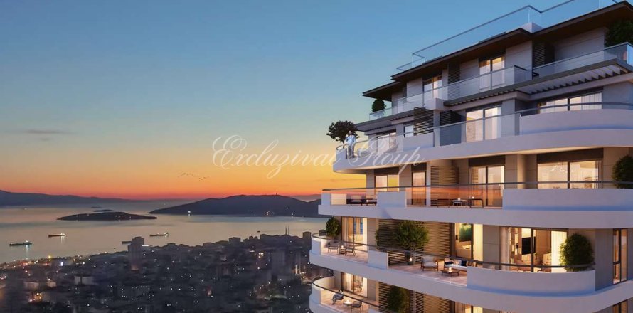 آپارتمان در  Istanbul ، ترکیه 1 خوابه ، 62 متر مربع.  شماره 222381