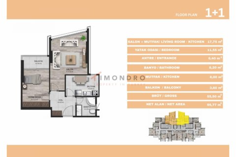Продажа квартиры в Сарыере, Стамбуле, Турция 2+1, 106м2, №211605 – фото 15