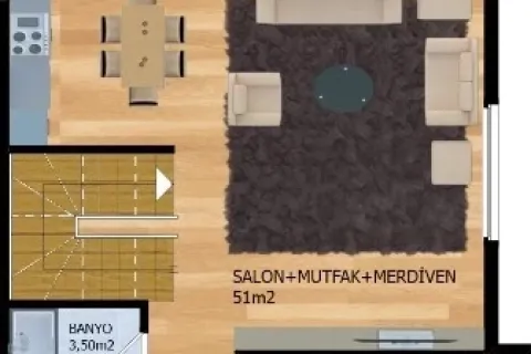 4+1 Leilighet  i Alanya, Antalya, Tyrkia Nr. 220434 - 28