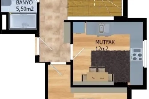 5+1 Leilighet  i Alanya, Antalya, Tyrkia Nr. 220435 - 28