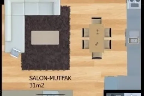 آپارتمان در Alanya ، ترکیه 2 خوابه ، 104 متر مربع. شماره 220430 - 28