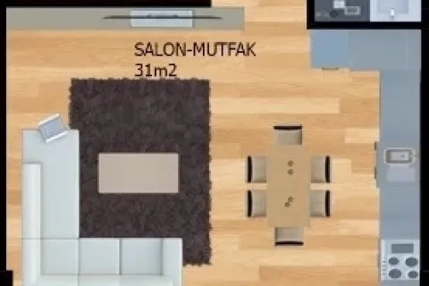 2+1 Lejlighed i Alanya, Antalya, Tyrkiet Nr. 220432 - 28