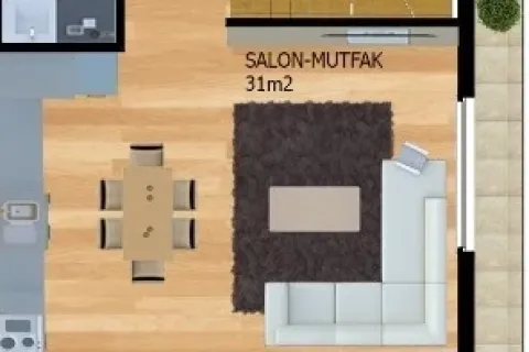 2+1 Lejlighed i Alanya, Antalya, Tyrkiet Nr. 220431 - 28