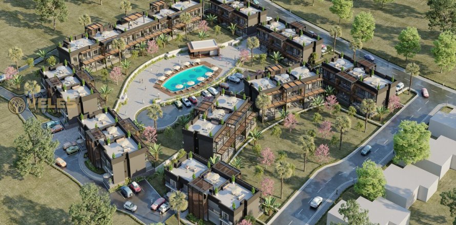 Daire  1+1  Bahçeli, Girne,  №214425