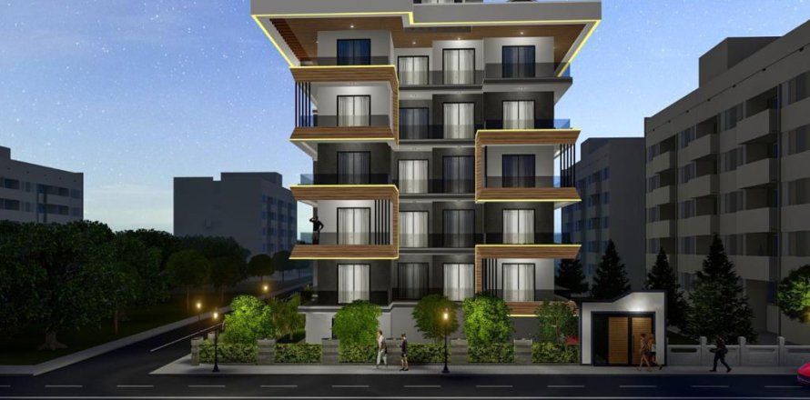 1+1 Leilighet  i Alanya, Antalya, Tyrkia Nr. 217414