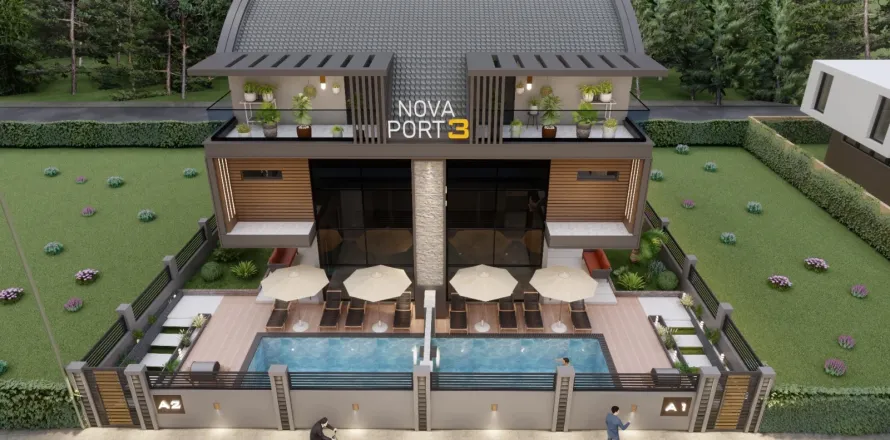 آپارتمان در  Mugla ، ترکیه 4 خوابه  شماره 223899