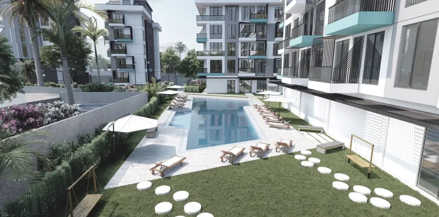 1+1 Wohnung  in Alanya, Antalya, Türkei Nr. 224046