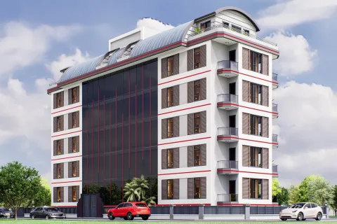 آپارتمان در  Alanya ، ترکیه 1 خوابه ، 65 متر مربع.  شماره 224047 - 1