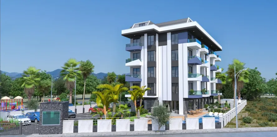 Daire  1+1  Alanya, Antalya, Türkiye №224045