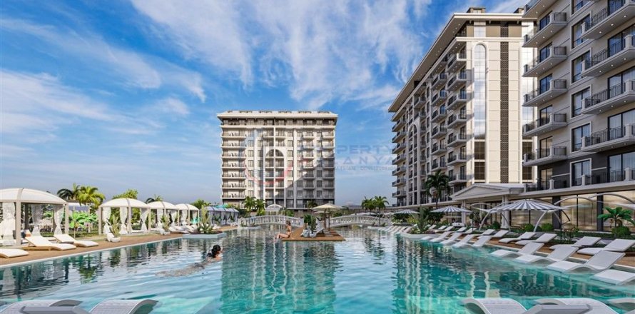 1+1 Lejlighed  i Alanya, Antalya, Tyrkiet Nr. 211497