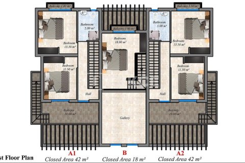 Villa for sale in Girne, Northern Cyprus, 2 bedrooms, 120m2, No. 214921 – photo 20