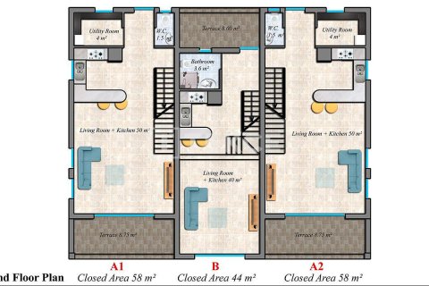 Продажа виллы в Гирне, Северный Кипр 1+1, 70м2, №214920 – фото 19