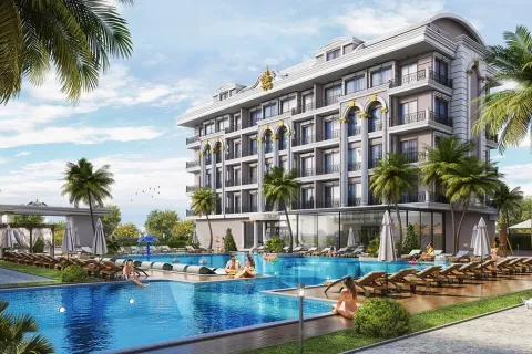 آپارتمان در  Alanya ، ترکیه 1 خوابه ، 47 متر مربع.  شماره 223628 - 4