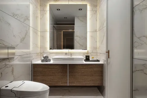 آپارتمان در  Alanya ، ترکیه 1 خوابه ، 47 متر مربع.  شماره 223628 - 24