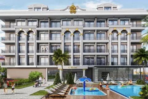 آپارتمان در  Alanya ، ترکیه 1 خوابه ، 47 متر مربع.  شماره 223628 - 9