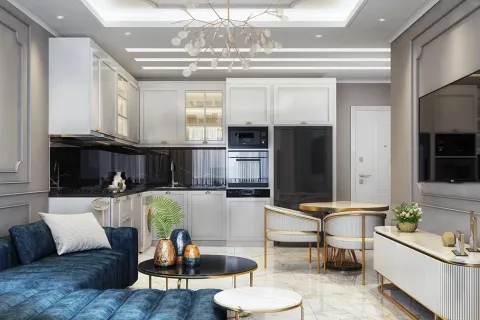 آپارتمان در  Alanya ، ترکیه 1 خوابه ، 47 متر مربع.  شماره 223628 - 28