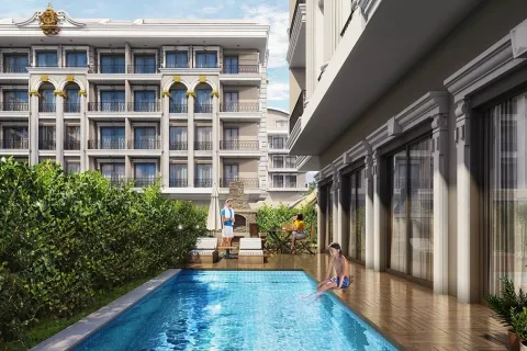 آپارتمان در  Alanya ، ترکیه 1 خوابه ، 47 متر مربع.  شماره 223628 - 5