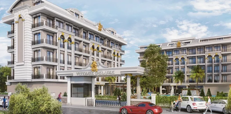 آپارتمان در  Alanya ، ترکیه 1 خوابه ، 47 متر مربع.  شماره 223628