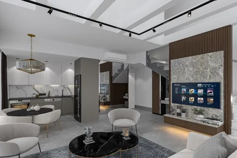 آپارتمان در  Alanya ، ترکیه 1 خوابه ، 80.4 متر مربع.  شماره 223623 - 24