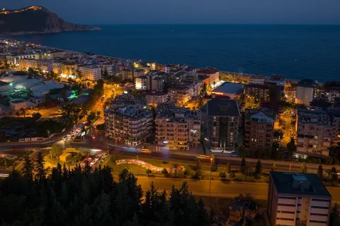 آپارتمان در  Alanya ، ترکیه 1 خوابه ، 80.4 متر مربع.  شماره 223623 - 14