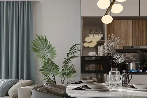 آپارتمان در  Alanya ، ترکیه 1 خوابه ، 67 متر مربع.  شماره 223624 - 26