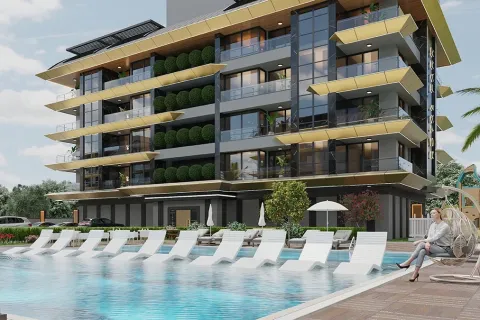 آپارتمان در  Alanya ، ترکیه 1 خوابه ، 67 متر مربع.  شماره 223624 - 5