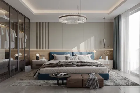 آپارتمان در  Alanya ، ترکیه 1 خوابه ، 67 متر مربع.  شماره 223624 - 29