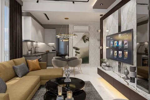 آپارتمان در  Alanya ، ترکیه 1 خوابه ، 58.2 متر مربع.  شماره 223622 - 24