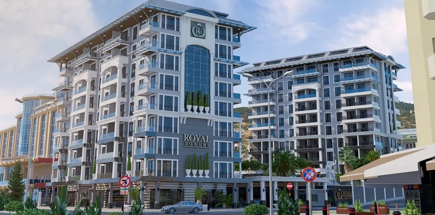 آپارتمان در  Alanya ، ترکیه 1 خوابه ، 58.2 متر مربع.  شماره 223622