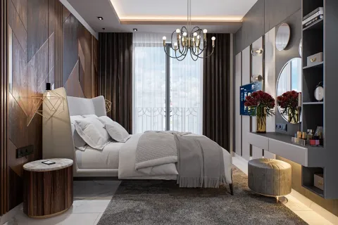 آپارتمان در  Alanya ، ترکیه 1 خوابه ، 58.2 متر مربع.  شماره 223622 - 26