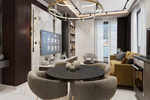 آپارتمان در  Alanya ، ترکیه 1 خوابه ، 58.2 متر مربع.  شماره 223622 - 25