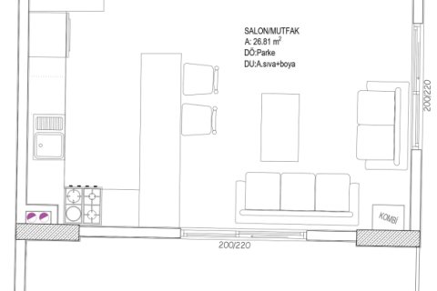 Daire   Muğla, Türkiye №224308 - 4