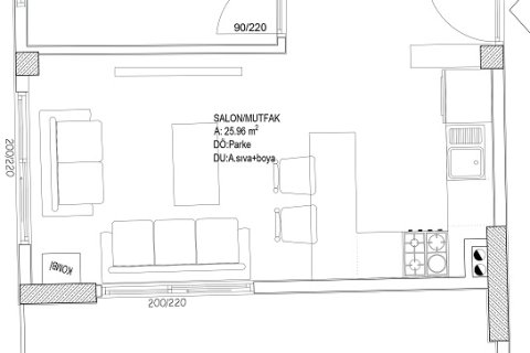 Daire   Muğla, Türkiye №224309 - 4