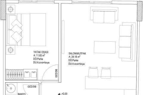 Daire   Muğla, Türkiye №224313 - 4