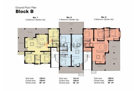 1+1 Lejlighed  i Bahceli, Girne,  Nr. 214781 - 26