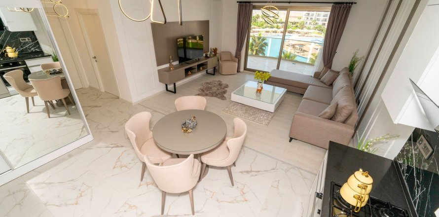 Dubleks daire Grand Sapphire Blu 4+1, Long Beach, Iskele, №214783