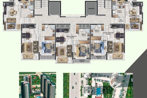 Продажа квартиры  в Мезитли, Мерсине, Турция 2 комн., 55м2, №227912 – фото 6