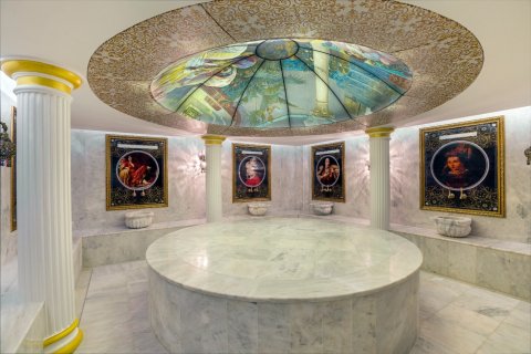 Аренда квартиры  в Аланье, Анталье, Турция 3+1, 200м2, №216822 – фото 28