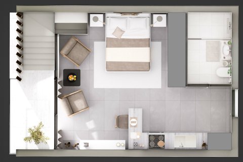 Продажа квартиры  в Лонг Бич, Искеле, Северный Кипр студия, 50м2, №214524 – фото 20