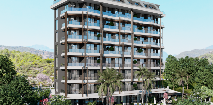 3+1 Leilighet  i Alanya, Antalya, Tyrkia Nr. 219055