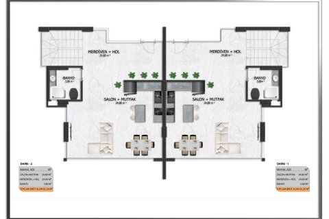Продажа виллы в Оба, Анталье, Турция 3+1, 200м2, №63278 – фото 17