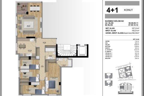 3+1 Lägenhet i istanbul, Turkiet Nr. 228950 - 22