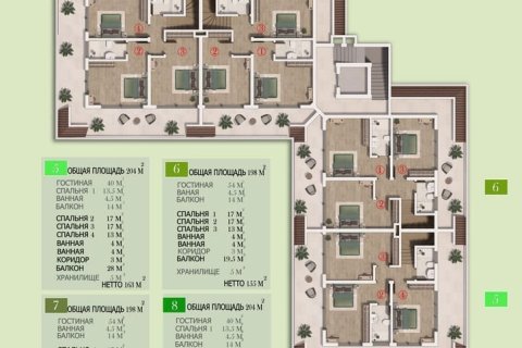 Продажа квартиры  в Аланье, Анталье, Турция 2+1, 126м2, №76357 – фото 27