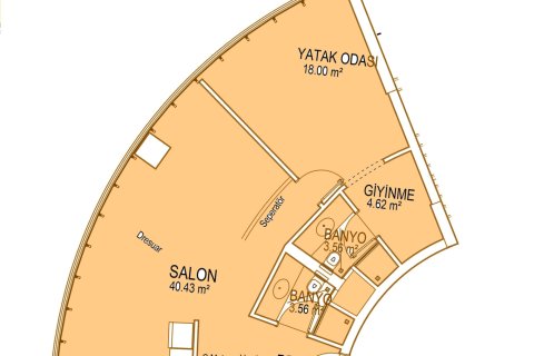 2+1 Lejlighed  i Aksu, Antalya, Tyrkiet Nr. 221006 - 23