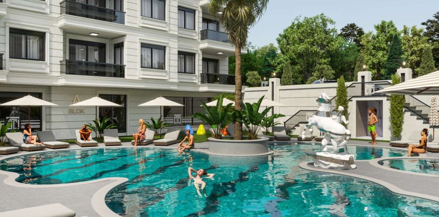 1+1 Apartment in Alanya, Antalya, Turkey No. 233237