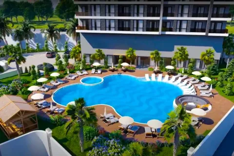 2+1 Lejlighed  i Alanya, Antalya, Tyrkiet Nr. 219566 - 9