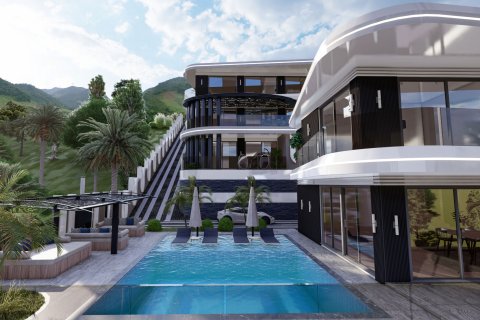4+1 Villa  i Alanya, Antalya, Tyrkiet Nr. 217606 - 18