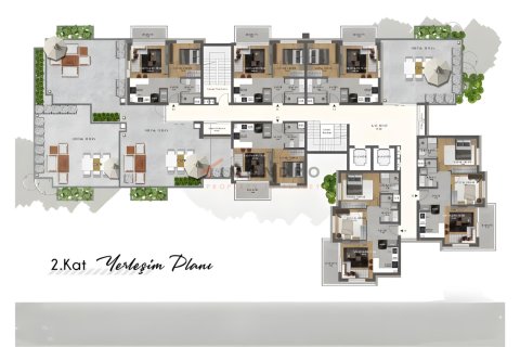 1+1 Lägenhet  i Aksu, Antalya, Turkiet Nr. 219988 - 9